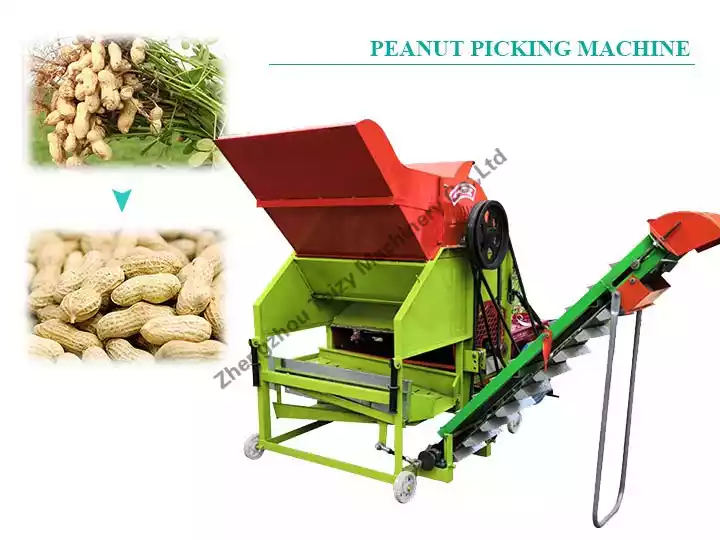 Peanut picking machine