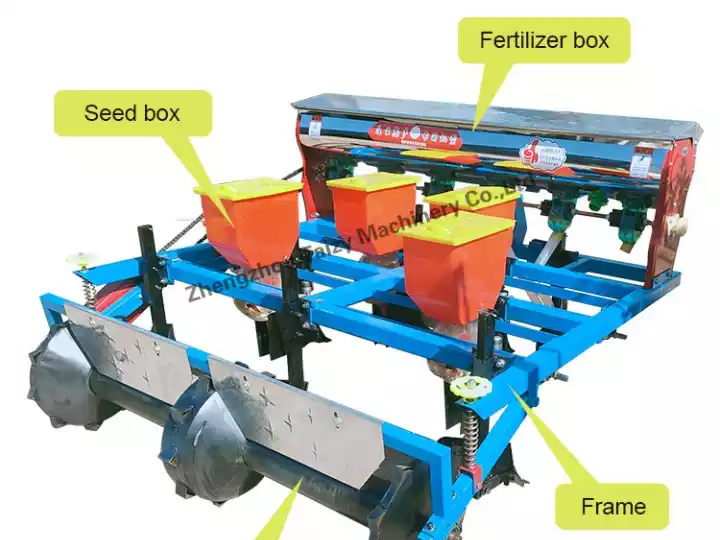 Groundnut seed drill