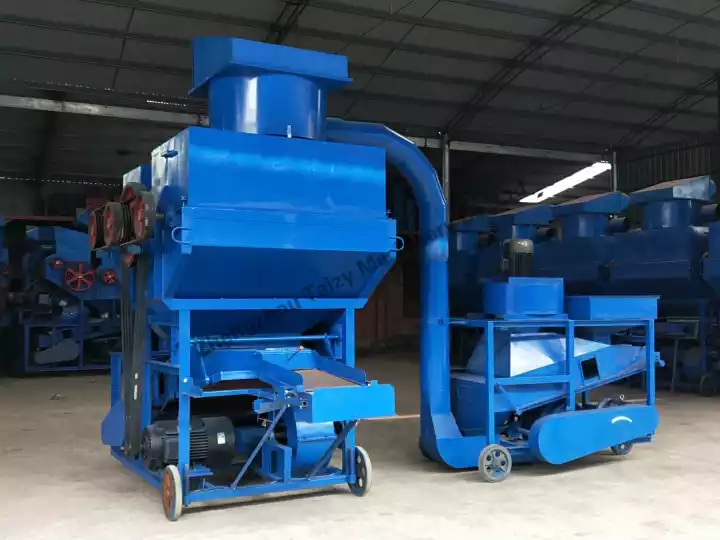 groundnut shelling and stone removing machine