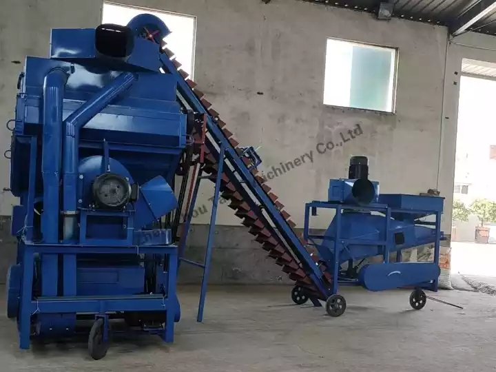 groundnut shelling and stone removing machine
