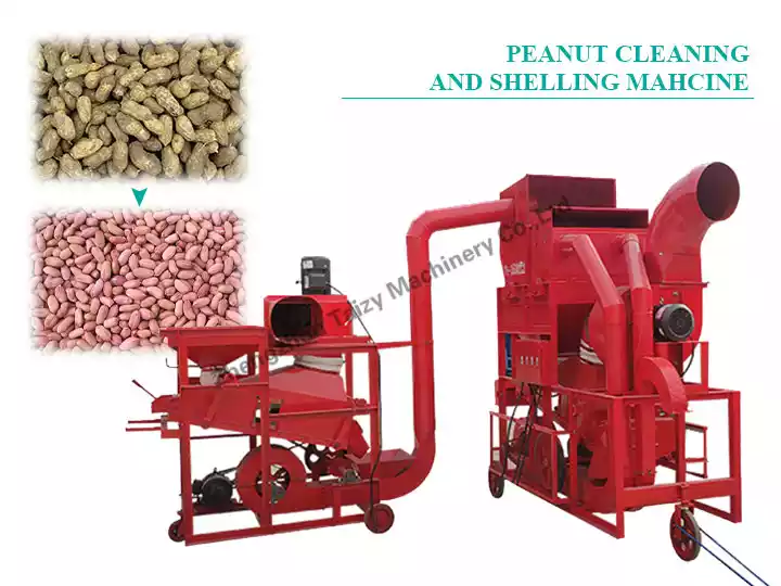 Peanut sheller | groundnut shelling and stone removing machine