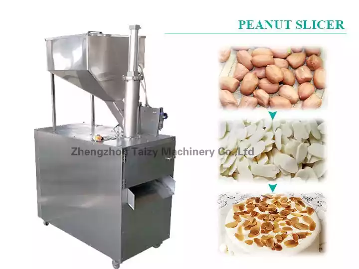 Peanut slicing machine and almond slicer machine