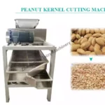 Peanut kernel cutting machine
