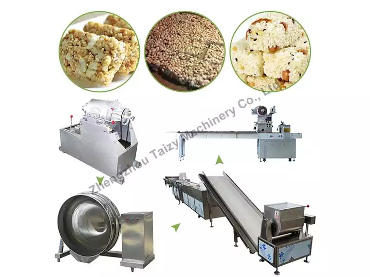 Commercial peanut brittle production line